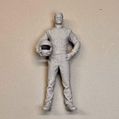 1 Race Car Driver #24 for Display or Diorama 1/24 1/25