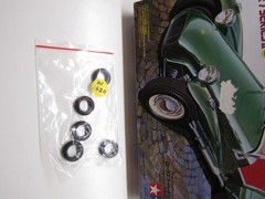 Tamiya 1:24 Scale Lotus Super 7 Set of 5 Tyres Only👀as Pictured