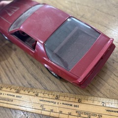 1983 Red Chevy Camaro Dealer Promo Model Car Dusty