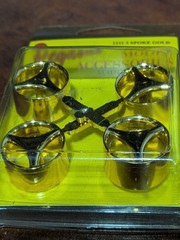Pegasus – #1211 – 1:24/25 Scale – 3 Spoke Gold Rims – NOS