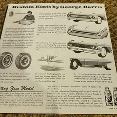 Lot/6 Vintage 1960’s Model Car Kit Instructions AMT IMC FORD LOTUS INDY – DODGE