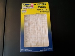 Revell Monogram FORD 427 C.I. V-8 ENGINE PARTS PAKS – 85-7254 – OFF WHITE