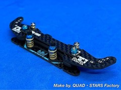 [For Mini 4WD/MS] 2-axis AT pivot bumper 2021 carbon