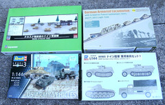 four 1:144 Pit Road, Dragon, Revell, Kursk diorama missing tiger rest complete