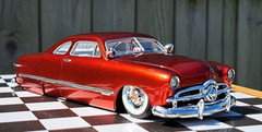 Resin 1949 Ford Classic Chop Top. Chopped . With Glass . 1:24 1:25 scale