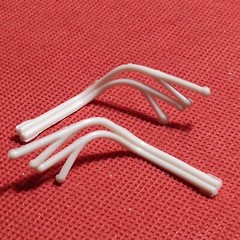 Fender Exit Headers 1960 Chevy Corvette 1:25 Scale Model Car Part MPC