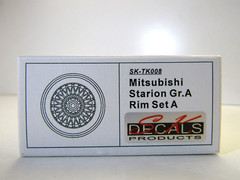 SK Decals 1:24 Scale SK-TK008 Mitsubishi Starion Gr. A Aluminium/Resin Rim Set A