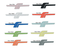Plastic JDM F Badge Emblem For Subaru Forester