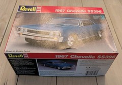 Vintage 1994 Revell #7146 1967 CHEVELLE #SS396 Muscle Car Model Kit Complete