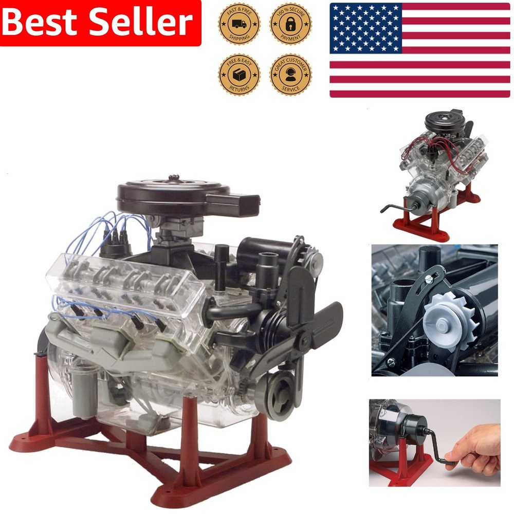 Revell Visible V8 Engine Model Kit 1:4 Scale Skill Level 5 Building