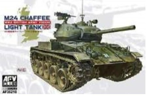 AFV Club 1/35 WWII M24 Chaffee British Army Tank #35210 📌USA📌
