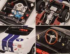 1/24 Revell ’66 Shelby GT 350 R Stirling Moss Driver Sealed Box # 07736