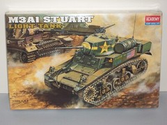 Academy 1/35 Scale M3A1 Stuart Light Tank – Factory Sealed