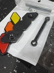 Tri Color TRD Grille Emblem Badge Toyota Tacoma Tundra 4Runner Style