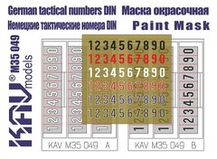 1:35 Airbrush Stencil for scale model German military vehicles 1944