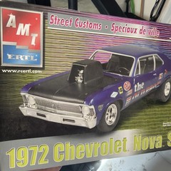 AMT ERTL 1/25 1972 Chevrolet Nova SS Street Customs Open Box Sealed Parts