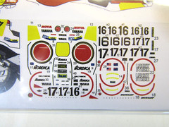 Decalpool Decal Sheet 1/12 Yam YZR500 Lucky Strike K.Magee & W.Rainey ’88 DP062