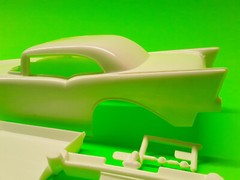 Mongoose 1957 57 Chevy Bel Air 1/24 Funny Car Body Glass Chutes Slot? Tom McEwen