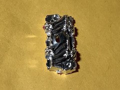 1/24 scale model kit Corvette Roadster Intake Manifold No Box