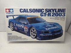 2004 Vintage TAMIYA 1/24 CALSONIC SKYLINE GT−R 2003 Plastic Model Factory Sealed