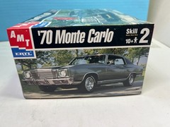 1/25 AMT 1970 CHEVROLET MONTE CARLO SS 454 GREEN MODEL CAR KIT OPEN B3