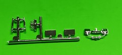 1977 Jeep Cj-7 1/24 Mirrors Wipers Door Handles Chrome Revell Dasiy Duke Parts