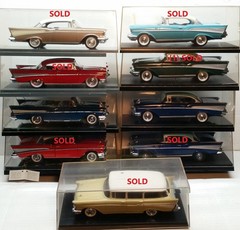 ESTATE – 1957 Chevy BEL AIR Dark Blue with Light Blue Top & White Walls 1/25