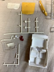 AMT ‘63 Customizing Kit 1/25th SM Thunderbird Convertible Partially Assembled