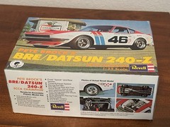 Vintage Revell Pete Brock’s Bre/ Datsun 240-Z SCCA Champion 1/25 Model Kit #1422