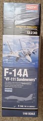 Academy #11230 1/48 Scale, American, F-14A “VF-111 Sundowners” *SEALED*