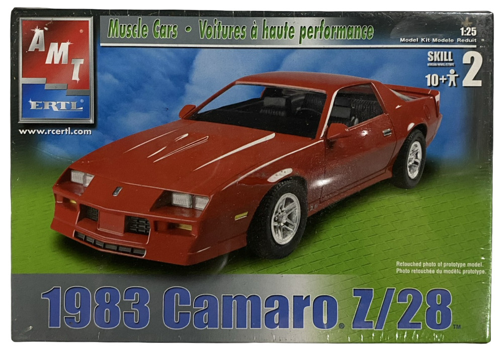 AMT/Ertl 1983 Camaro Z/28 Muscle Car Vtg 2002 1/25 Model Kit NEW SEALED #31805