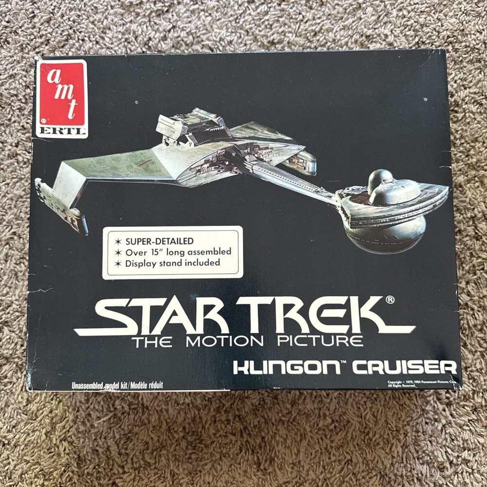 1979 AMT Star Trek The Motion Picture Klingon Cruiser Model Kit