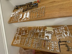 Unassembled Model Car Kit Parts Lot