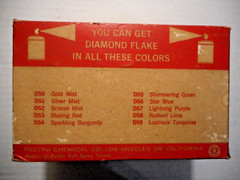 Vintage Pactra Diamond Flake Bronze Mist Spray Paint Factory Case of 6 Cans 1962