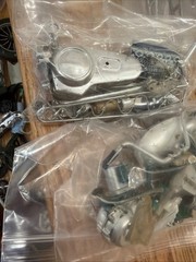 Vintage Model Motorcycle Parts Lot Misc Tires Engines And More