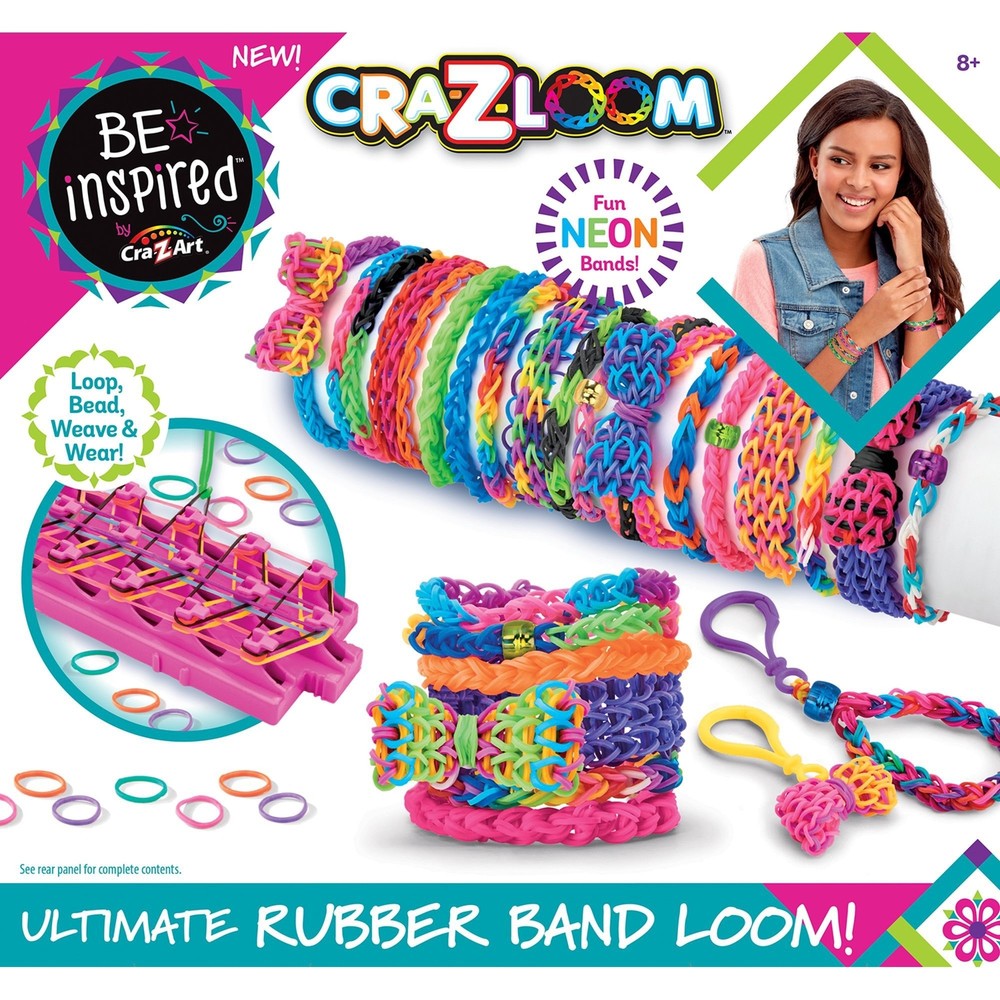 Cra-Z-Art Be Inspired Cra-Z-Loom Ultimate Rubber Band Loom DIY Craft Kit