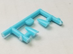 1957 Corvette FENDER SCOOPS from AMT 1:25 Model Kit 57