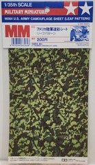 Tamiya 1/35 scale Vietnam US Army Soldiers Camouflage Sheet Leaf Pattern 66564