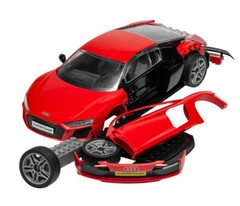 Airfix QUICK BUILD Red Audi R8 Coupe Snap Together Plastic Model Kit J6049