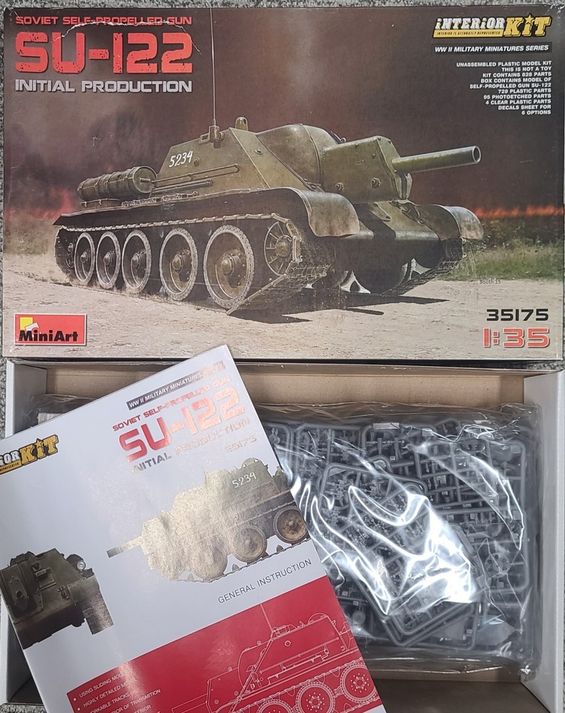 Miniart 1/35 SU-122 Initial Production w/Interior #35175