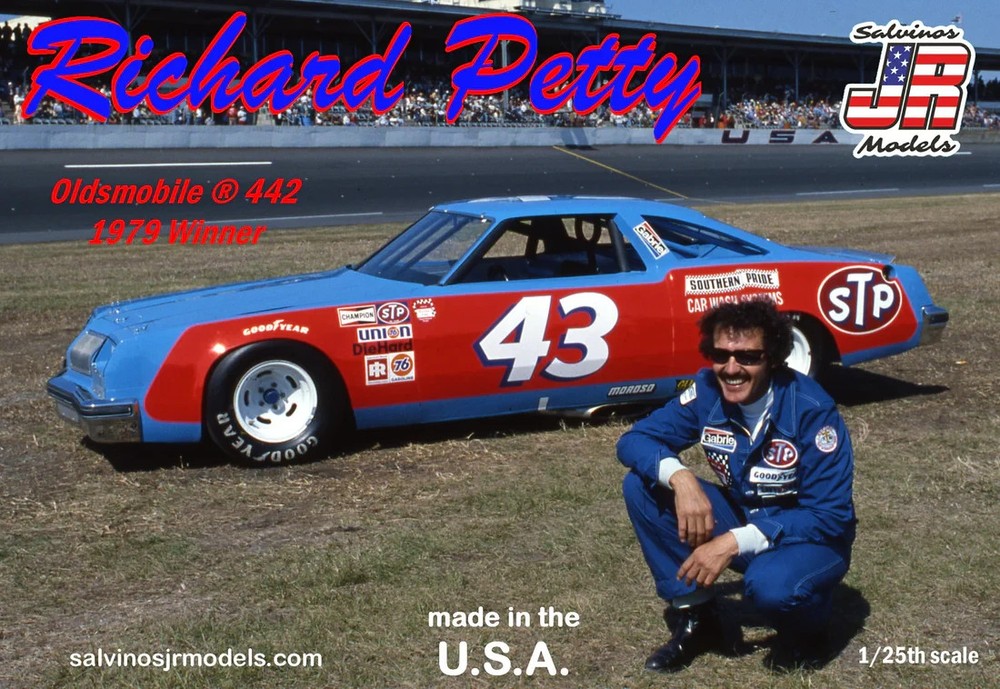 Salvinos JR Models RPO1979D 1:25 Richard Petty’s 1979 Winning Oldsmobile 442