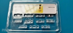 1/64 model police car working light transparent ceiling light Modifying vehicle