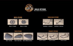 HUGE CUSTOM CHOPPER KIT IN 1/6 SCALE (Design & Build Your Own)