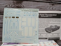 Monogram ’58 Ford Thunderbird Convertible 2 N 1 Plastic Model Car Kit