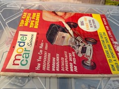 VINTAGE MODEL CAR SCIENCE MAGAZINE OCTOBER 1963 FIRST YEAR ISSUE