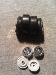 1/25 Scale AMT Pad Printed Drag Slicks with Mags and Tires.