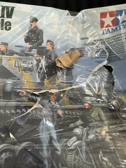 Tamiya 1/35 Panzer IV Ausf.G w/cycle Plastic Model Kit DAMAGED BOX