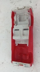 KORRIS KARS CORVETTE STING RAY BODY Plastic Car RED Not Running 1/24