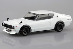Aoshima 1/32 NISSAN SKYLINE GT-R C110 Custom Snap Model Kit *SILVER*