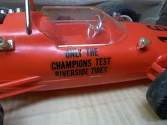 vintage Montgomery Wards Indianapolis race car Wards riverside 160 mph car Z5